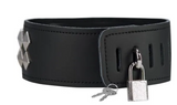 Punishment - Black Studded Collar