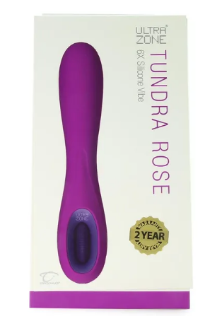 Tundra Rose 6X Rechargeable Silicone Vibe in Purple